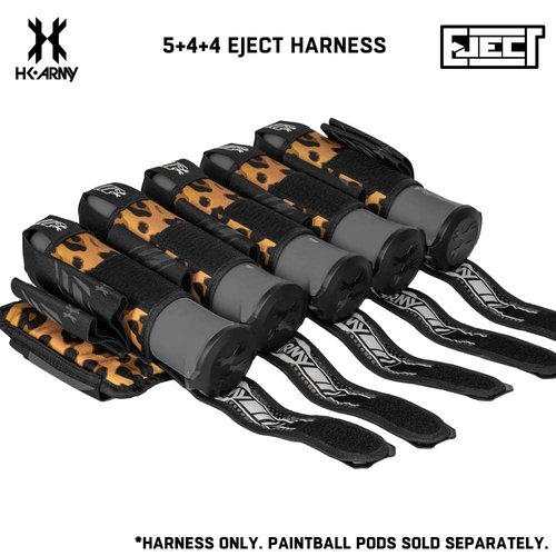 HK Army 5+4 Eject Paintball Harness Pod Pack - Leopard King