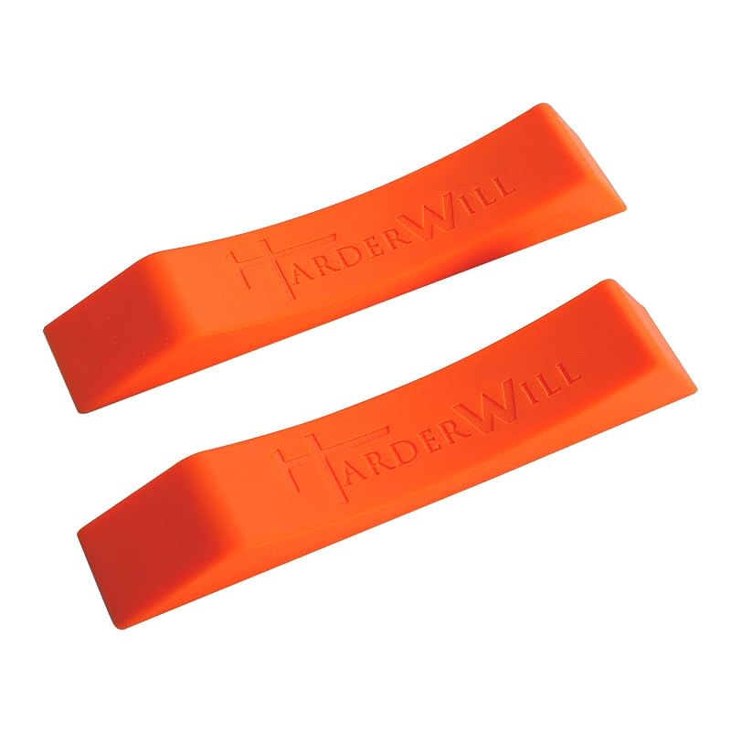 Deadlift Jack Alternative (1 Pair) Orange - Easy Weight Plate Loading for Deadlift & Powerlifting