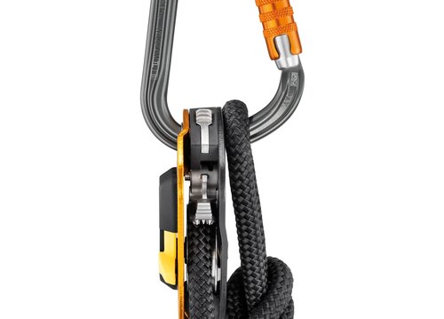 PETZL, William, Locking Carabiner for Belaying, Gray, TRIACT-Lock
