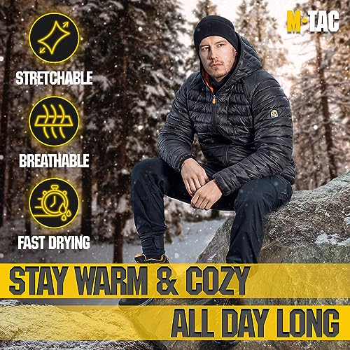 M-Tac Fleece Watch Cap - Tactical Beanie Hat Winter Skull Cap with Slimtex