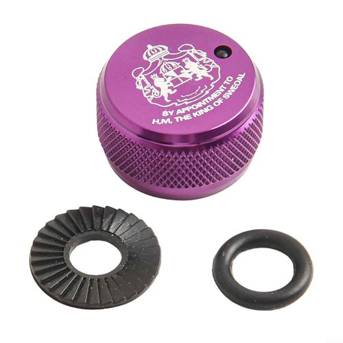 Fit For Abu Garcia Fishing Reel Brake Knob, Mechanical Spool Control Knob, Aluminum Alloy Spool Control With Internal Sound Kit Fit For 3 3.5 4 P5 Series, Fishing Reel Replacement Parts(purple)