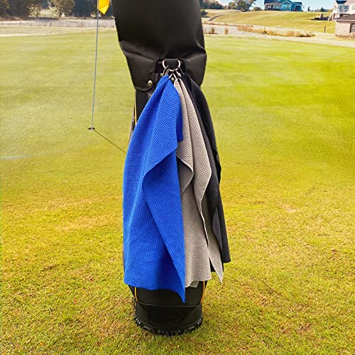 5-in-1 Golf Accessories Kit: 3 Microfiber Towels, Club Brush & Divot Tool