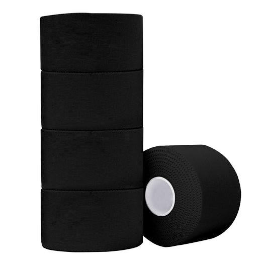 ADMITRY Athletic Tape,5 Pack Black Sports Tape