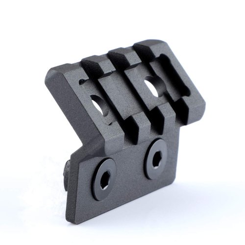 LEGEED Offset Light/Optic Single Picatinny Rail Mount, 3-Slot Black