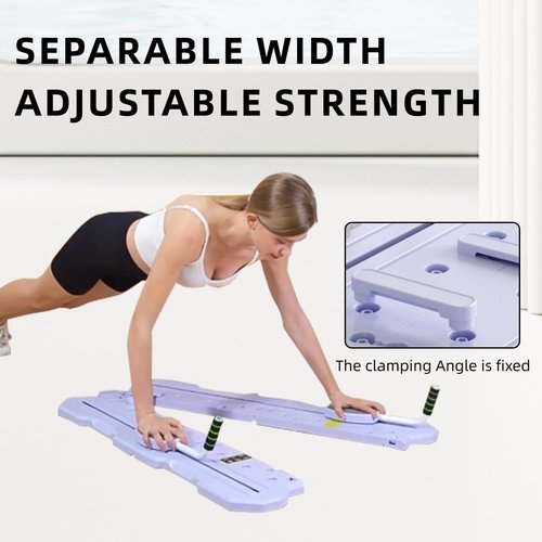 Pilates Board - Pilates Reformer Set, Multifunctional Portable and Foldable Pilates Reformers Machine for Home Workout, 5 in 1 Pilates Board with 150 Pound Tension Rope