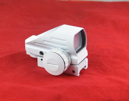 TWP Pure White Reflex Dot Sight Scope, Red and Green Illumination and 4 Reticles, Weaver Picatinny Rail Mount Aluminum Structure