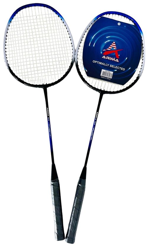 Badminton Set for 2 Players – Lightweight Aluminum Rackets with Carrying Bag – Backyard, Beach, Garden Outdoor Games – Family Fun Set for Adults and Kids