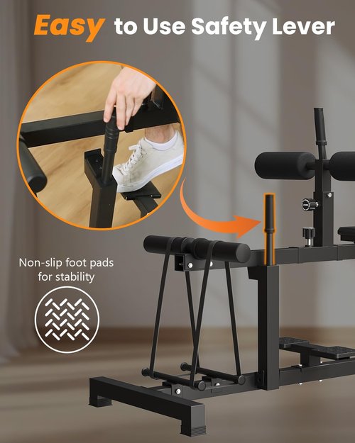 Cofiyard Calf Raise Machine, Seated Calf Workout Machine with Band Pegs, Leg Training Home Gym Equipment