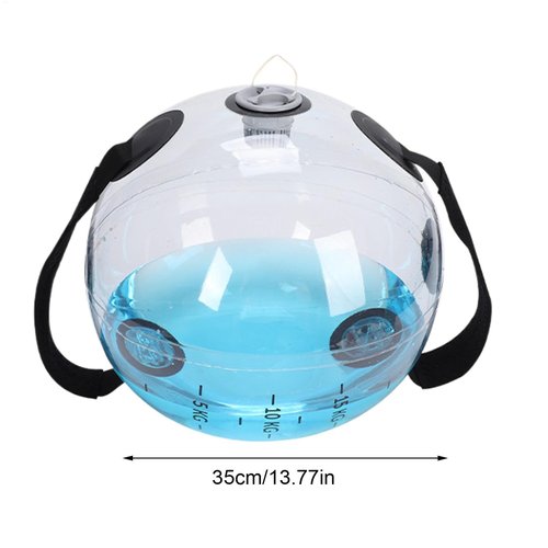 Aqua Bag Workout Ball, Adjustable Water weight ball, Portable Heavy Bag Versatile Training Aid Equipment for Men Women Muscle Training
