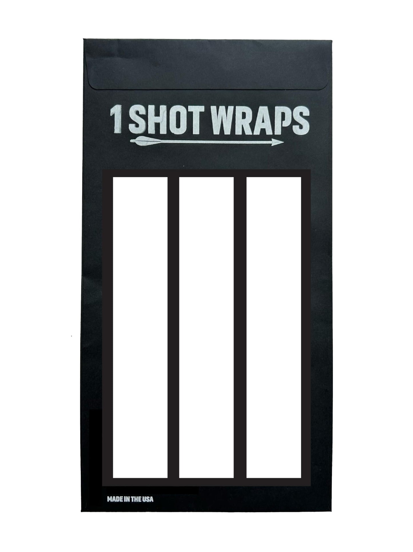 Arrow Wraps for Carbon Shafts - Glossy, Bright Colors- Pack of 15- Various Lengths and Widths. (1" Width, Glossy White, 7" Length)