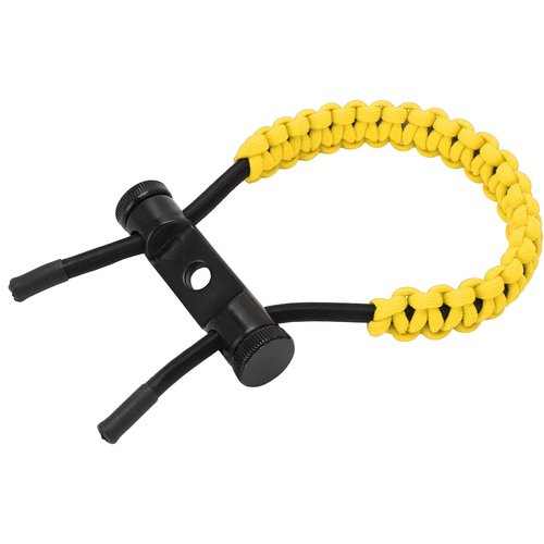 SPYMINNPOO Bow Wrist Sling, Wrist Sling Wrist Strap Hand-Knitted Cord Rope Adjustable for Training Exercising(Yellow) Leisure Sports