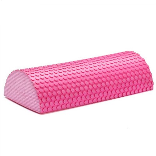 High Density Half Round Foam Roller Support,Physical Muscle Restoration,Full Body Athletic Massager for Back Stretching,Yoga Pilates Fitness Equipment with Massage Floating Point