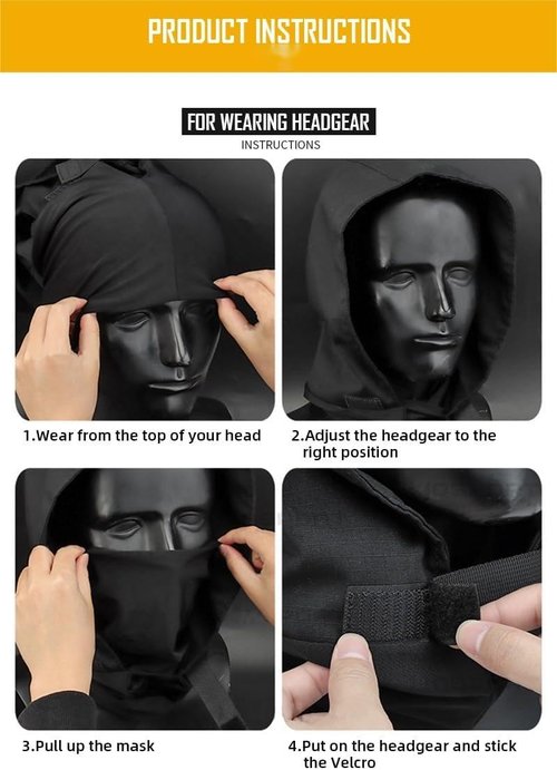 Airsoft Paintball Skull Mask with Balaclava Headgear, for CS Halloween Cosplay Costume Movie Props Airsoft Cyberpunk Mask