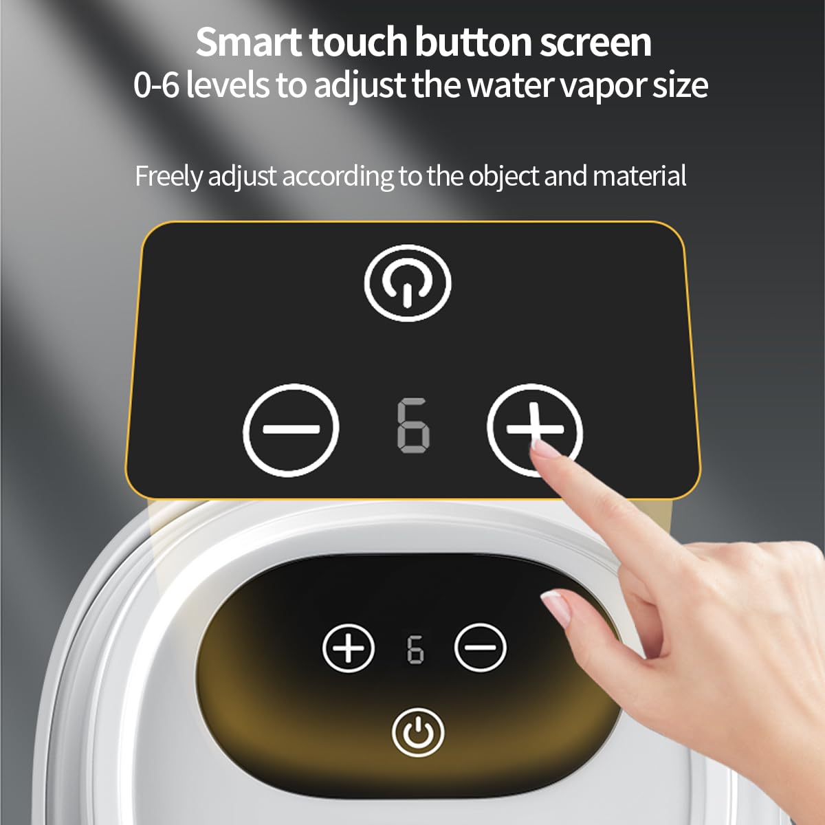 YIKEDA Handheld Steam Cleaner,Portable High-Pressure Steam Cleaner with Smart Touch Screen, Steam Cleaner for Home Cleaning of Bathroom,Furniture,Car, Shower,Kitchen, and Toys