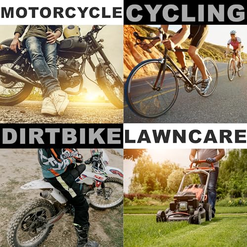 Motorcycle Padded Airsoft Goggles with Mirror Lens for Day & Night Riding - Black & Red Eagle Style, 2 Pairs