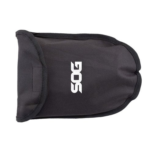 SOG Entrenching Tool- 18.25 Inch Folding Survival Shovel with Wood Saw Edge and Tactical Shovel Carry Case- Black (F08-N)