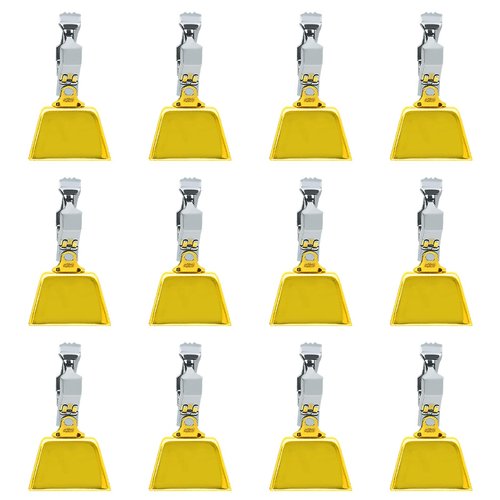 KCMOSGI 12 Pcs Fishing Bells,Fishing Pole Bells,Catfishing Equipment,for Fishing Bells for Rods