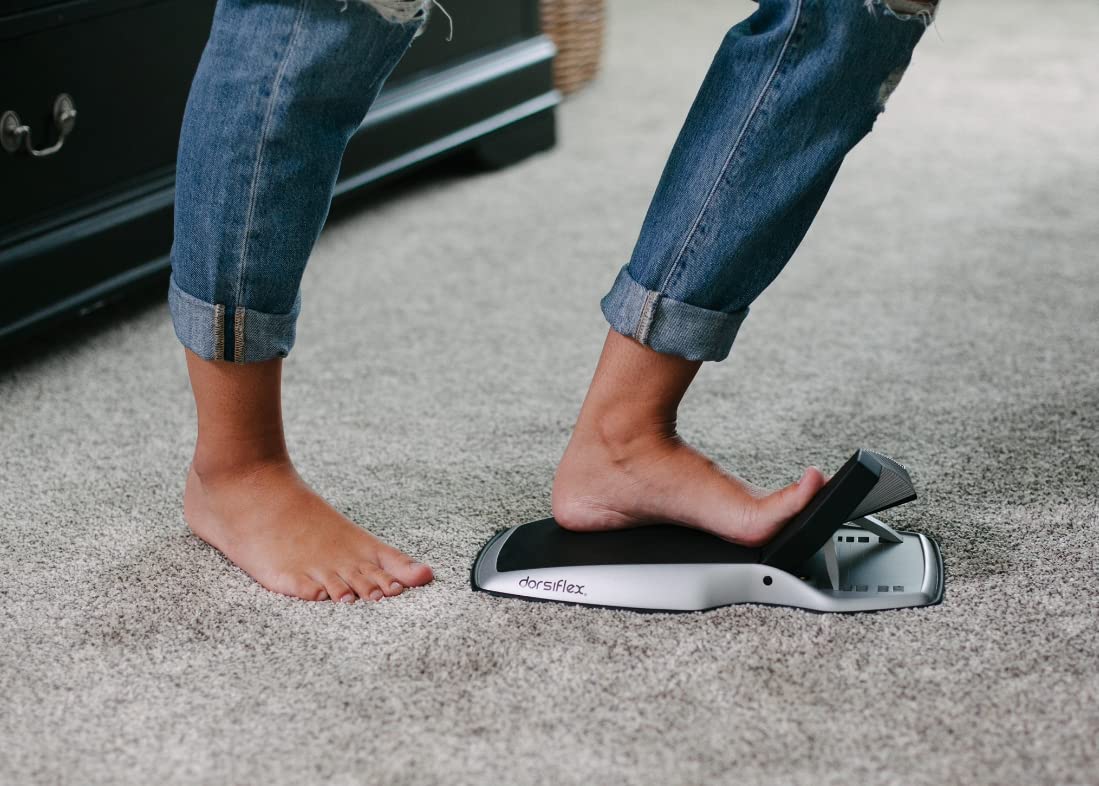 Dorsiflex - TARGET and AMPLIFY stretching of specific foot & leg muscles for Plantar Fasciitis, Achilles Tendonitis, Calf Tightness, Foot & Heel Pain, Foot & Ankle Mobility, and Toe Mobility.