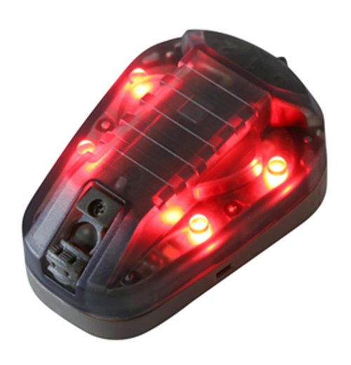 T.D.Well Tactical Helmet Light HEL-STAR6 GEN3 Identification Light Visible LED/IR/Strobe IR Function Waterproof Military Hunting for Outdoor Sports (Tan/Body, Red/Light)