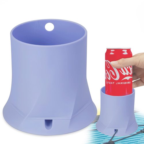 Paddle Board Cup Holder, Stand Up Paddle Board Accessory, Drink Holder Suitable for Types of Cup/Bottle/Drink (Blue)