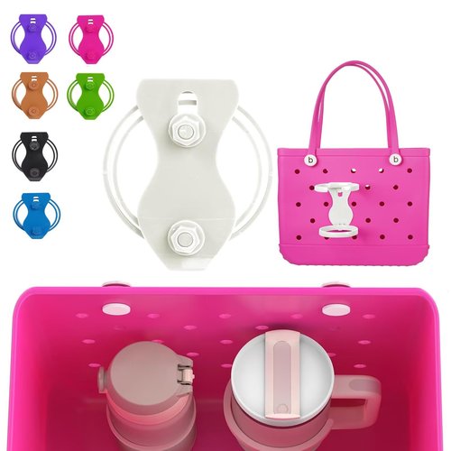 Cup Holder for Bogg Bag,Fits 30oz 40oz Stanley, Adjustable Insert Drink Holder Compatible with Bogg Bag,Foldable Water Bottle Holder Attachment for Bogg Bag Accessories