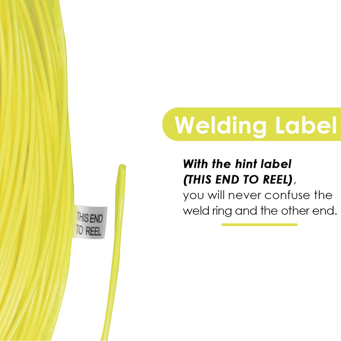 SF WF5F 100FT Fly Fishing Line Weight Forward Floating Fly Line for Fly Fishing Double Welded Loops Fluo Yellow
