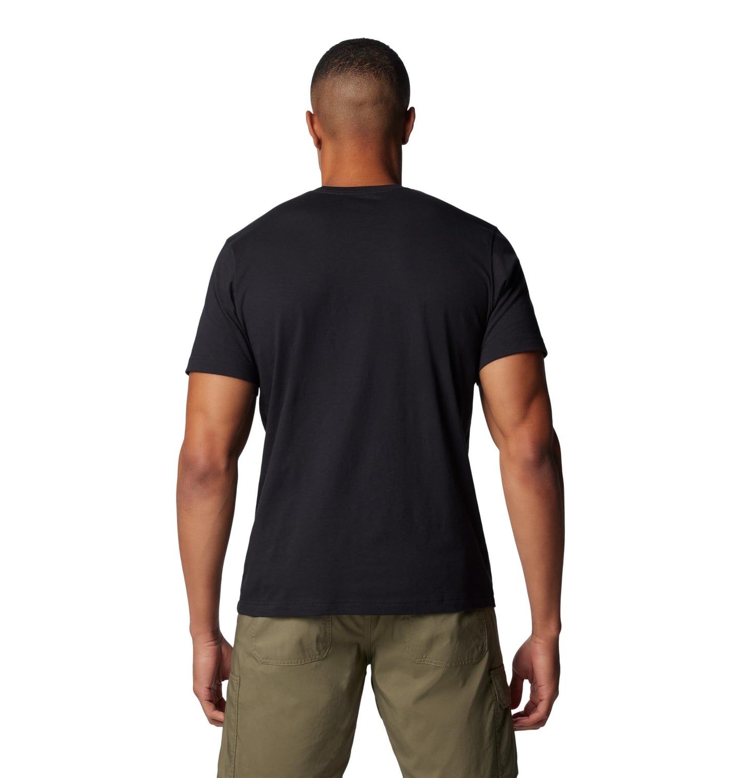 Columbia Men's Thistletown Hills Graphic Short Sleeve, Olive Green Heather/Wanderland Graphic, 4X Big