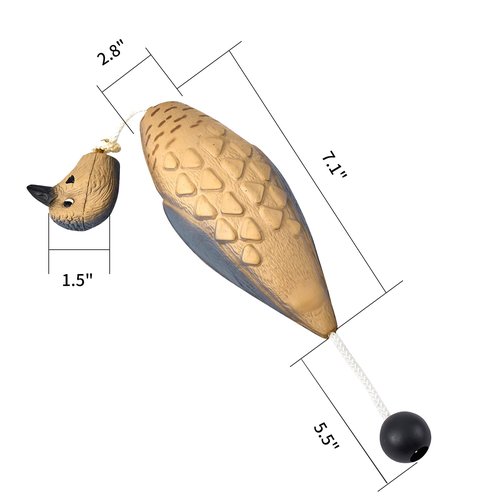 Douthfolle Morning Dove Dummy for Hunting Dog Dove Dog Training Dummy Bumper for HuntingTraining Dead Bird Bumper Trainer