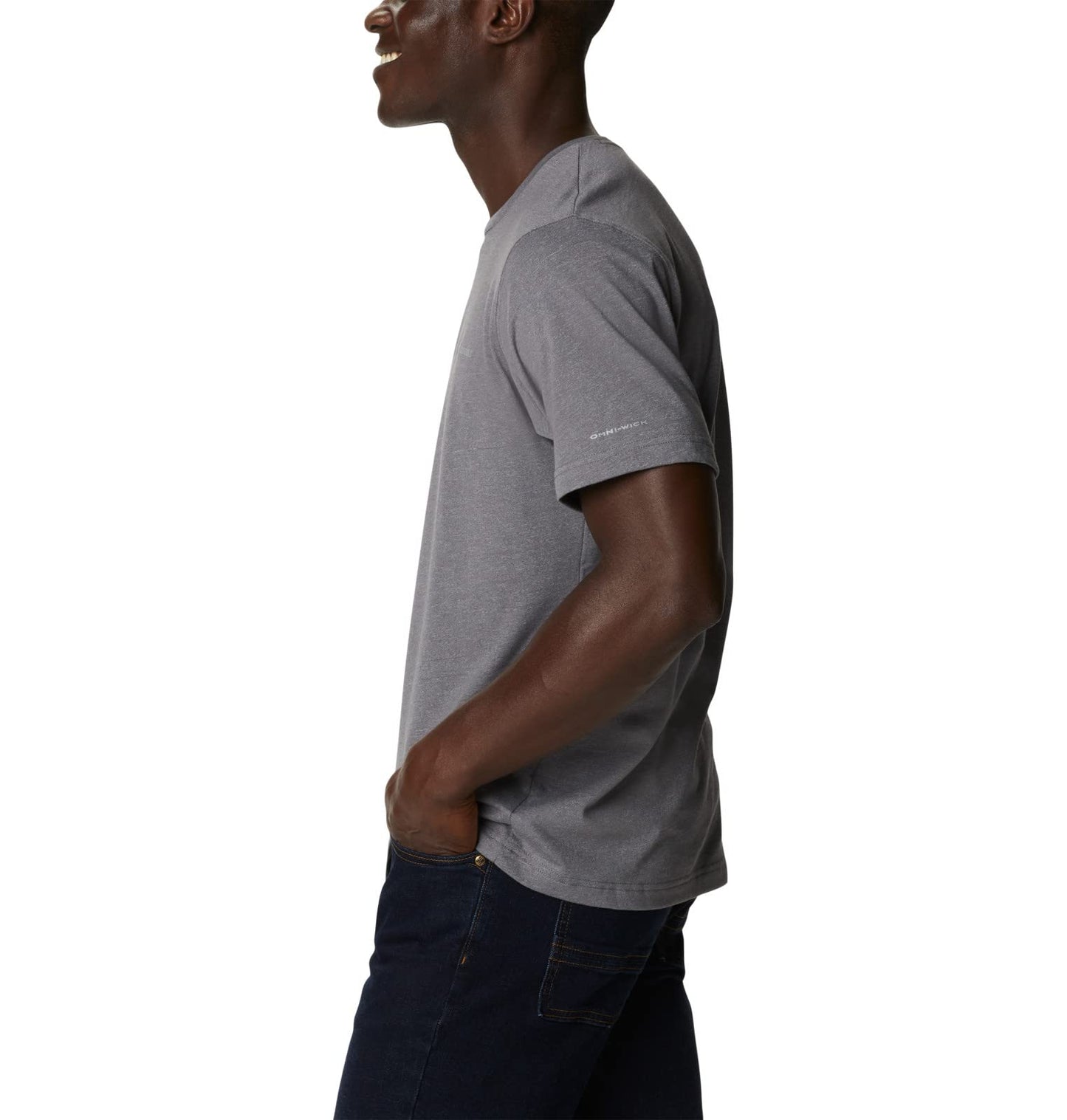 Columbia Mens Thistletown Hills Short Sleeve T-Shirt, City Grey Heather, 1X