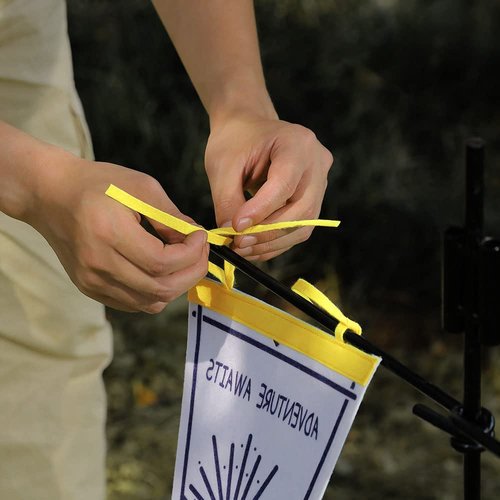 8 Pcs Camp Triangle Flag Felt Tent Decorations Banners for Holidays Outdoor Camping