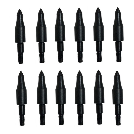 12pcs 100 Grain Field Points, 100gr Crossbow Arrow Tips for Bow and Arrow Target Practice, Screw-in Bullet Points for 5/16 Inch Arrows, Hunting Archery Target & Accessories
