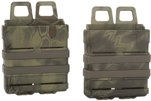 Evike Airsoft - AVNGRS Fast Hardshell Mag Holster - 2X 762x51 Large Configuration (Color: Kryp Mandrake)
