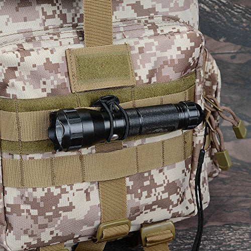 BOOSTEADY 10Pcs Tactical Molle Web Dominators for Hydration Tube Backpack Straps - Black