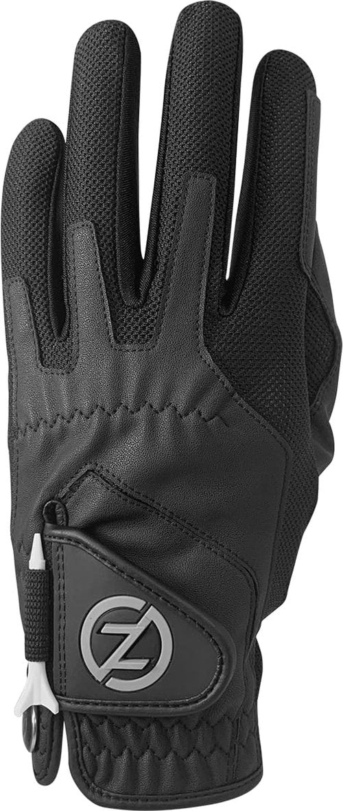 Zero Friction Golf Glove, Left Hand, One Size, Black