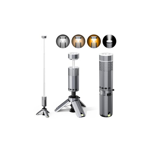 Rechargeable 21000mAh Camping Light, Telescopic Camping Lights, Collapsible Magnetic Camping Lantern with Stand IPX6 Waterproof Flashlights, Camping Lamp for Emergency, Hiking