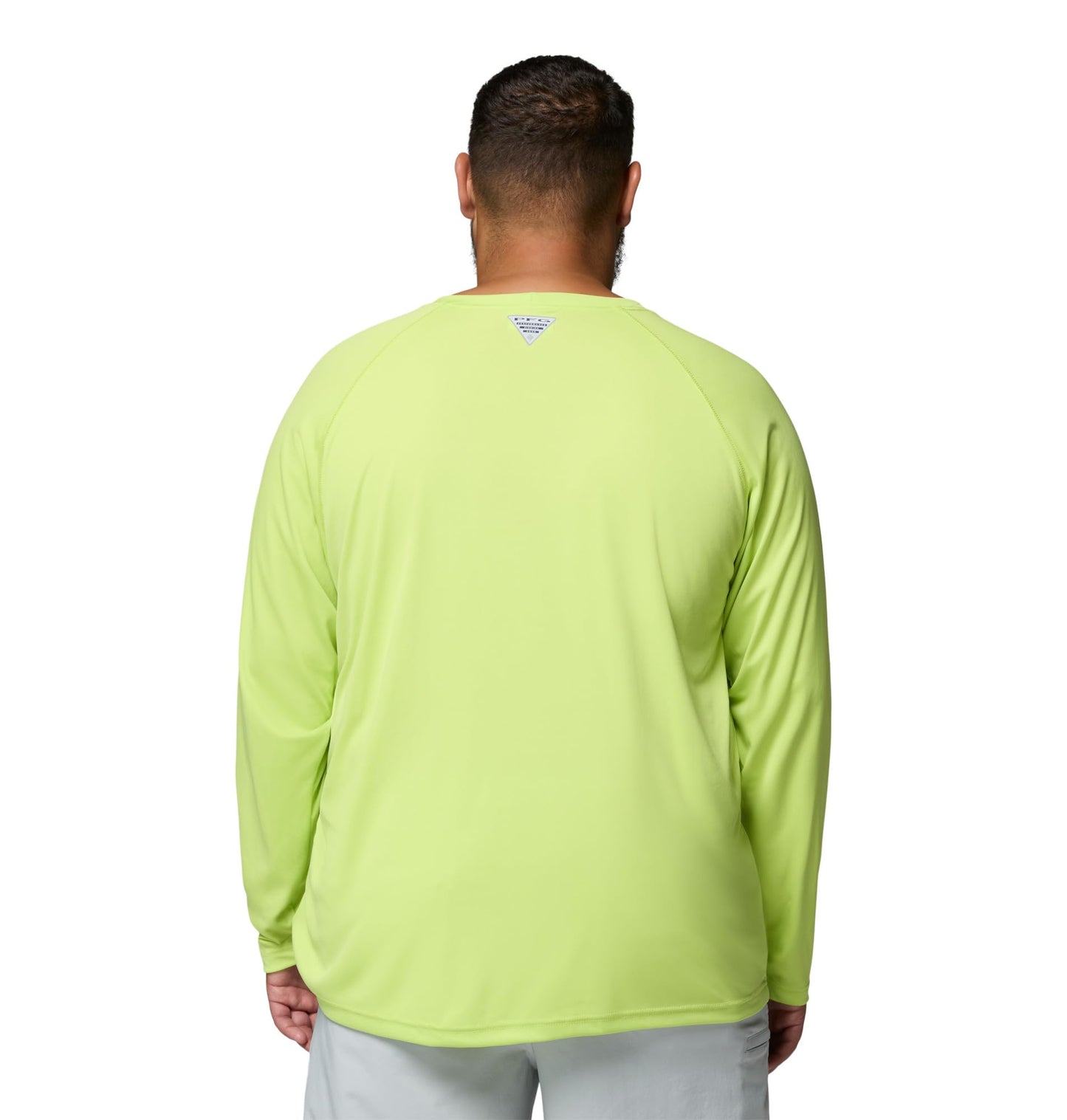 Columbia Men's PFG Terminal Tackle Long Sleeve Fishing Shirt, Voltage/White Logo, 2X