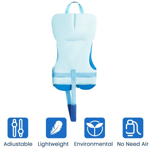 Owntop Toddler Swim Vest Kids Float Jacket Swimming Aid for Children 20-30-40-50 lbs with Adjustable Safety Straps Age 1-6 Years