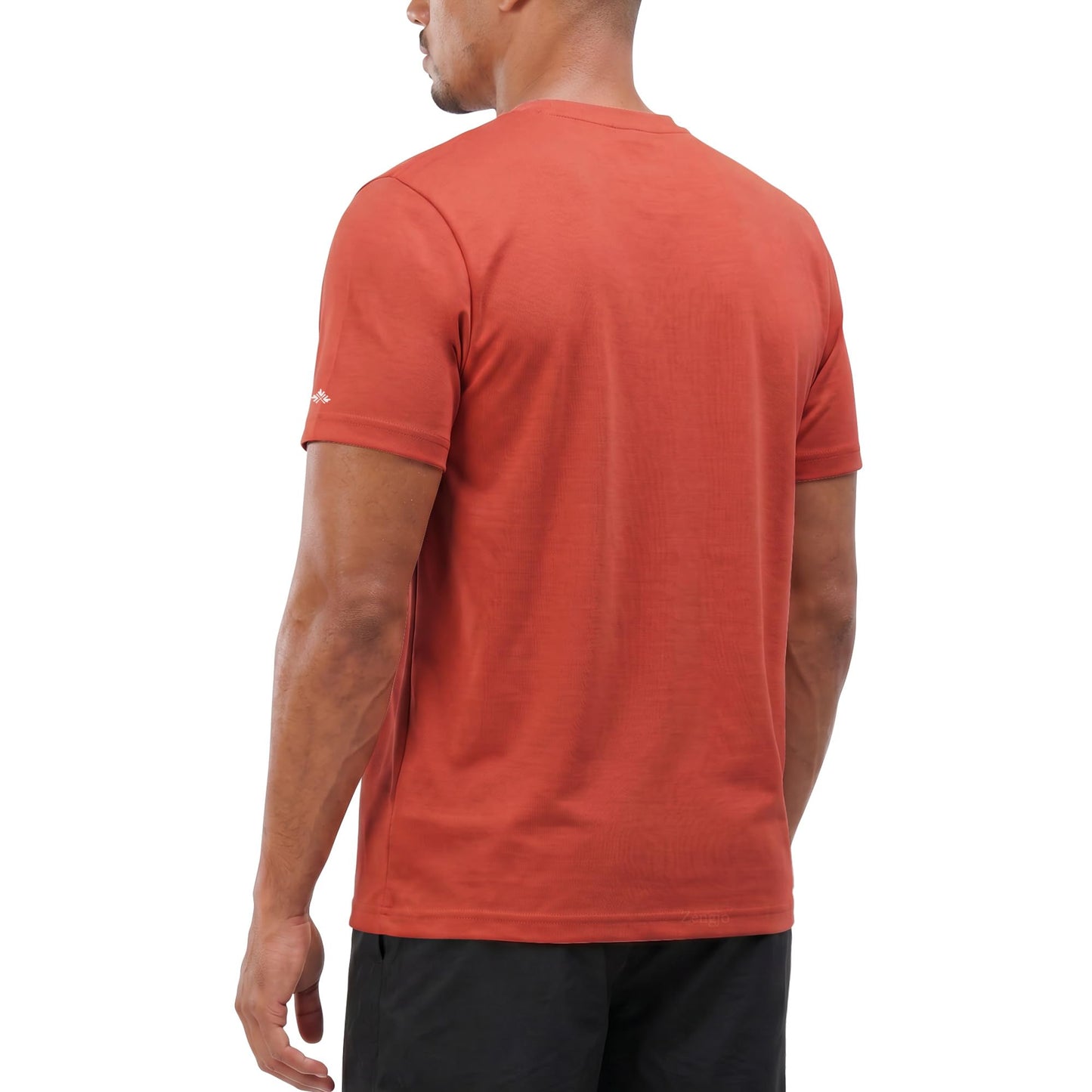 Zengjo Mens Athletic Shirts Moisture Wicking Quick Dry Crewneck Performance T-Shirt for Workout & Running