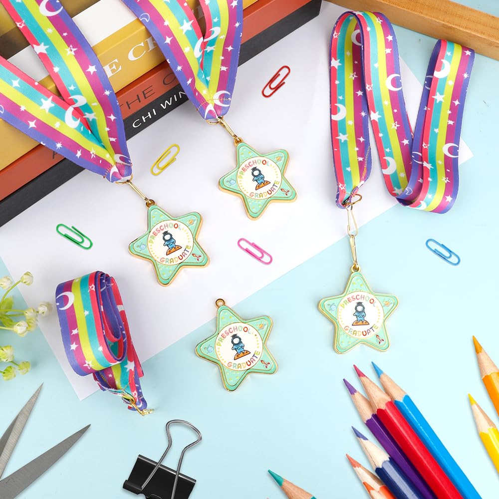 Preschool Kindergarten Graduation Medal, Preschool Kindergarten Congrats Graduation Medal for Kids, Metal Medals Awards Medallion with Neck Ribbon for Kids Students Graduate Gift Party Decoration 2026