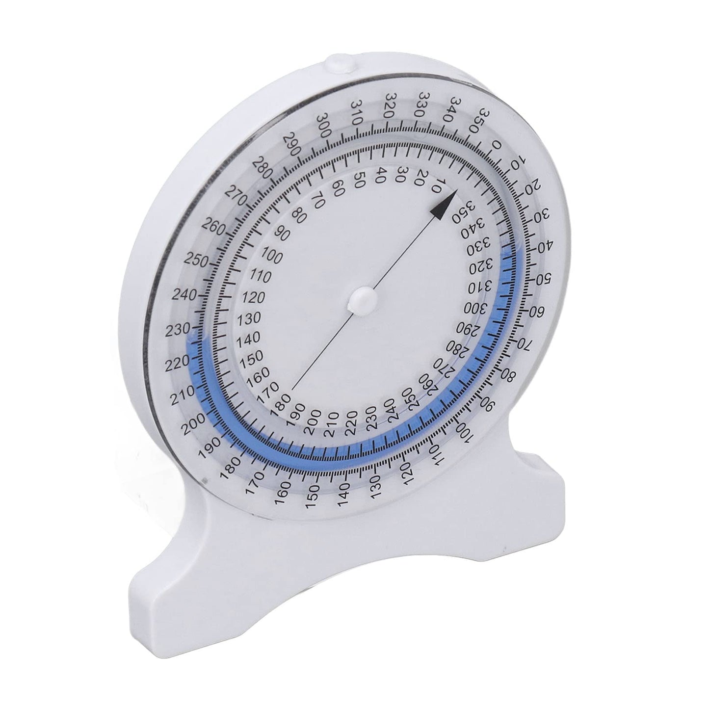 Inclinometer, Clean Inclinometer and Good Measurement from 0 to 360 Degrees for Professional Students to Measure Range of Motion (Blue)