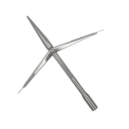 Scuba Choice Palantic 6" Tricuspid Speartip for Spearfishing - Durable Stainless Steel, 6mm Tip, Easy to Install, High-Performance Precision Hunting Gear, Spear Gun Underwater Accessories