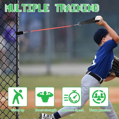 Baseball Resistance Bands for Pitchers – Pro-Grade Arm Strength & Pitching Bands | 5-Level Adjustable Resistance Bands for Baseball/Softball Training (All Ages)