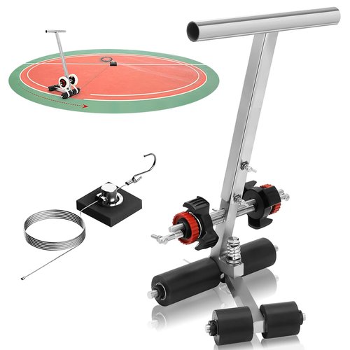 ERYRON Court Line Tape Machine Floor Marking Machine Basketball Court Line Machine Court Tape Applicator for Tiles, Concrete, Asphalt or Driveway You Can Draw The Lines and Circles You Want
