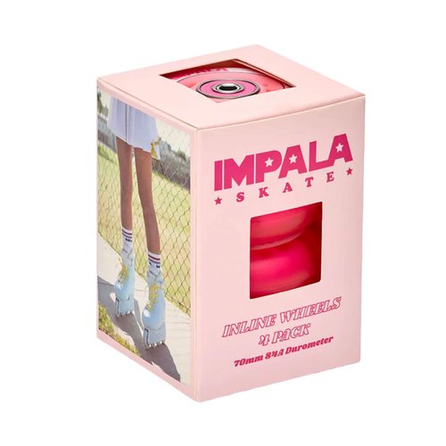 Impala IMPINWLIT Pink/Red Wheel with Unfinished (1 x 1. inches /18 x 11 mm, -35 mm Offset)