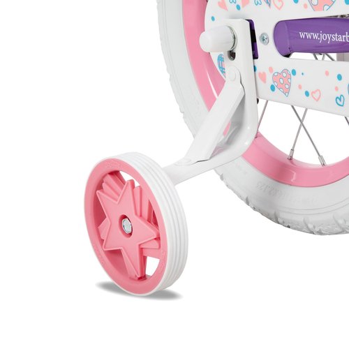 JOYSTAR 12 Inch Girls Bike Toddler Bike for 2 3 4 Years Old Girl 12" Kids Bikes for Ages 2-4 yr with Training Wheels and Basket Children's Bicycle in Purple