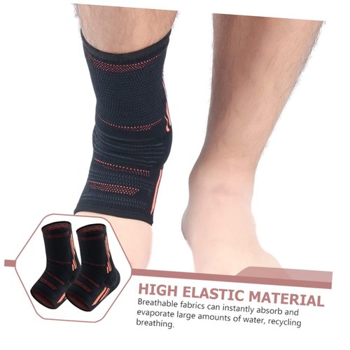 ORFOFE Ankle Protective Cover 1 Pair of Anti-wear Ankle Sleeves for Sports Breathable and Comfortable Design