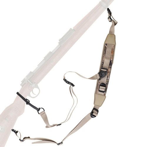 Tactical Rifle Gun Sling for Hunting ??Heavy-Duty Neoprene Padded Shoulder Strap, 3-Point Shotgun Sling Adjustable Non-Slip Design with Swivel Hook for Shotguns & Outdoor Gear