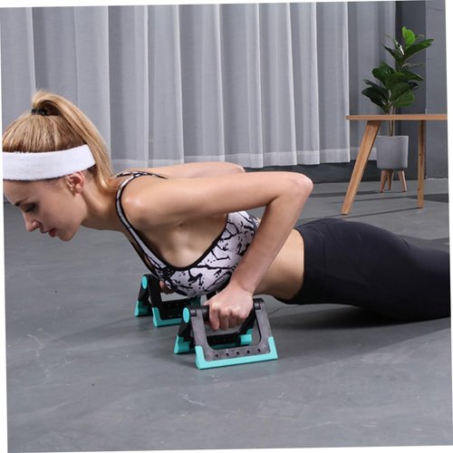 Abaodam 1pair Bar Indoor Exercise Equipment with Anti-skid Handles Fitness Bracket for Home Workouts Comfortable Grip for Men Women Sports Supplies