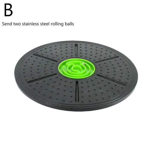Balance Board Maze, Balance Board with Marble Maze, 10°-30° Tilt Non-Slip Round Fitness Wobble Boards for Core Strength & Posture Training, Wobble Balance Board, for Gym, Yoga(Green)
