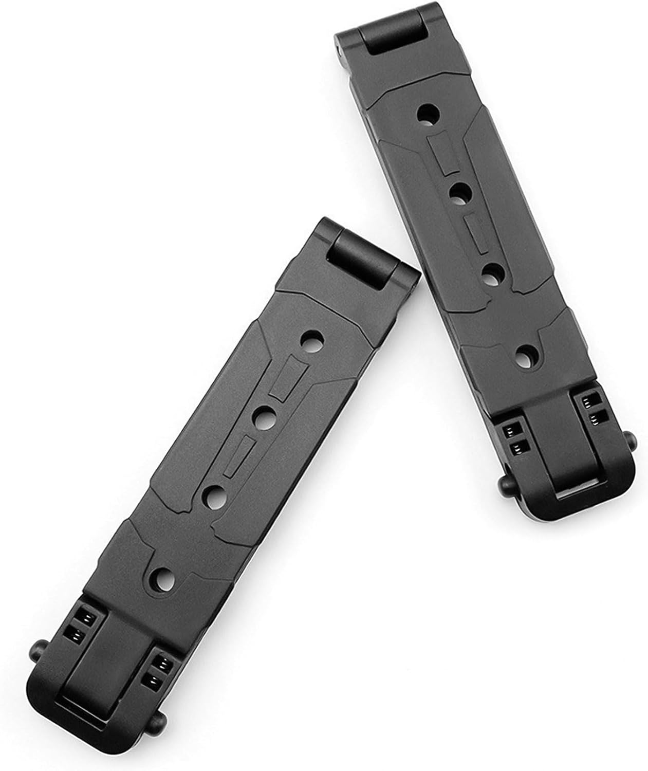 2-Pack Molle Attachment Clips Kit with Mounting Hardware - Durable Molle Straps for Vests, Backpacks, Holsters, Mag Pouches